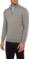 Thumbnail for your product : Polo Ralph Lauren Men's Zip neck embroidered logo jumper