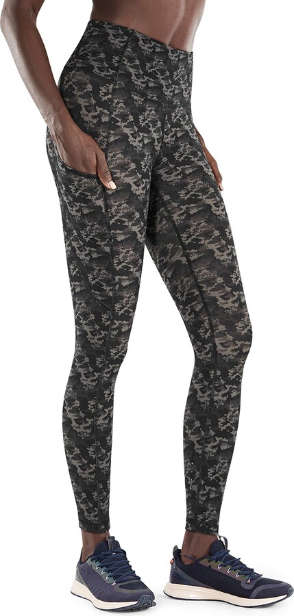 CRZ YOGA Women's Naked Feeling Yoga Leggings High Waist Tummy Control  Sports Pants with Pockets - 23 inches Camo Multi 13 14 - ShopStyle Trousers