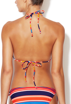 Thumbnail for your product : Shoshanna Cape Town Stripe Triangle Bikini Top
