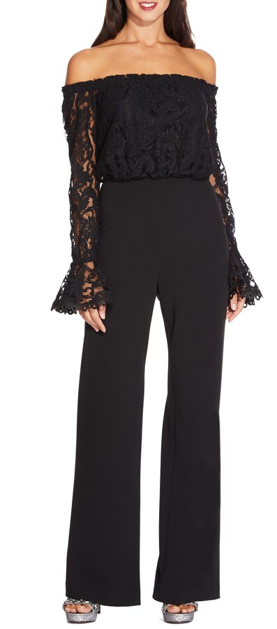 Black Lace Jumpsuit | Shop The Largest Collection | ShopStyle