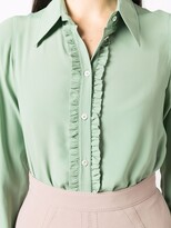 Thumbnail for your product : No.21 Ruffle Detail Long-Sleeve Shirt