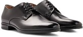 Thumbnail for your product : HUGO BOSS Italian-made Derby shoes in vegetable-tanned leather