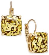 Thumbnail for your product : Kate Spade Gold-Tone Glitter Drop Earrings