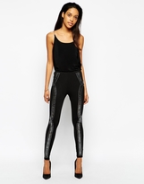 Thumbnail for your product : Rock & Religion Obey Embellished Studded Legging
