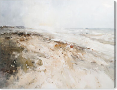 Art Remedy Cornwall Beach Canvas Print Vintage Art