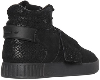 adidas Tubular Invader Suede High Top Sneakers