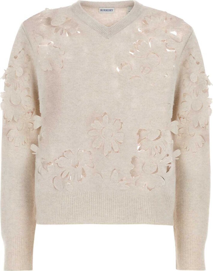 Burberry Sand Wool Sweater