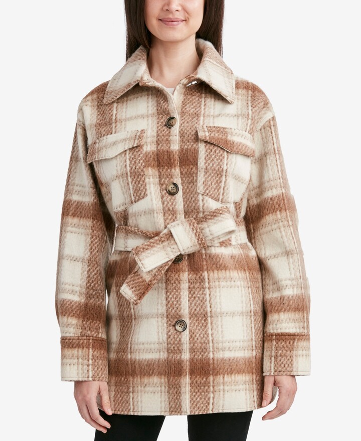 tahari plaid sweater