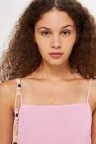 Thumbnail for your product : Topshop Womens Petite Square Neck Camisole Top - Pink