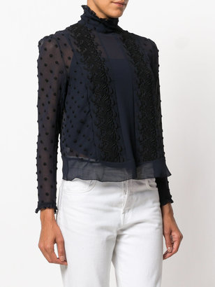See by Chloe embroidered blouse