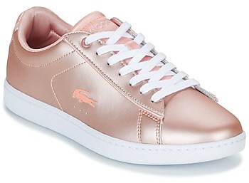 Lacoste CARNABY EVO 118 7 women's Shoes (Trainers) in Pink - ShopStyle