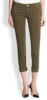 Thumbnail for your product : True Religion Joyce Cropped Skinny Cargo Pants