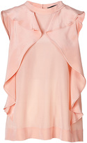 Thumbnail for your product : Marc by Marc Jacobs Silk Ruffled Shell