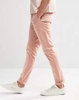 Thumbnail for your product : ASOS Tall Skinny Chinos In Pink