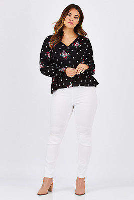 Sass NEW Womens Blouses Spot On Floral Blouse Floral Tops