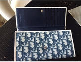 Thumbnail for your product : Christian Dior Blue Cloth Wallet