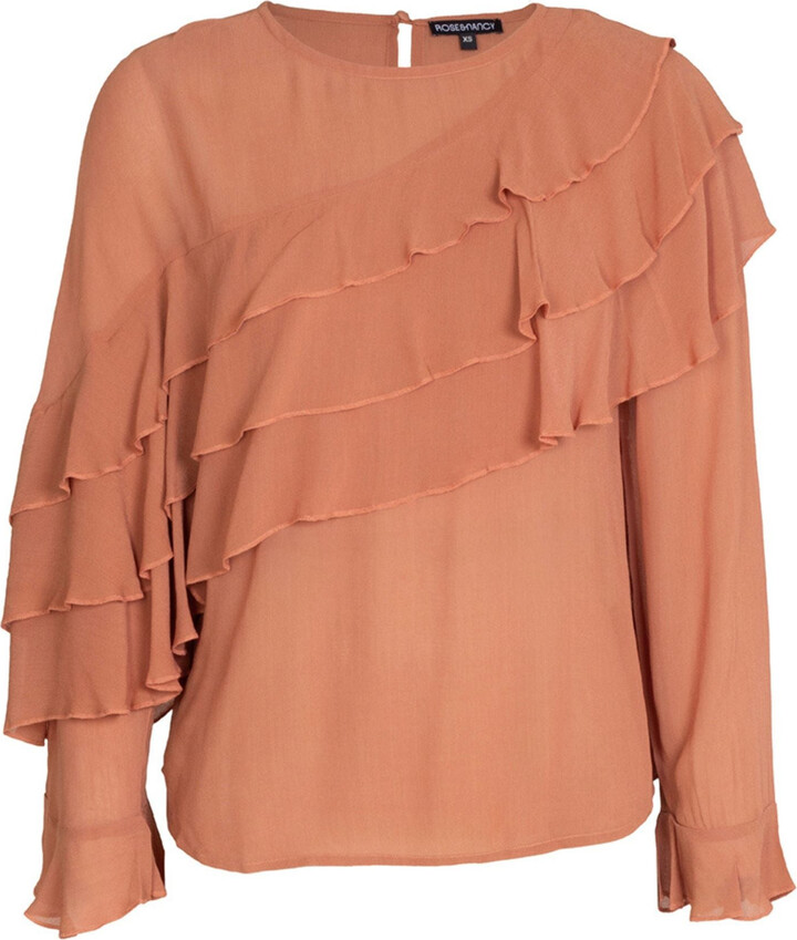トップス Nancy ribbon tops Pink beige Nancy | Shop The Largest Collection | ShopStyle