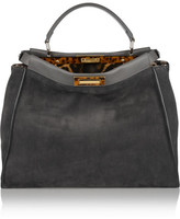 Thumbnail for your product : Fendi Peekaboo medium suede tote