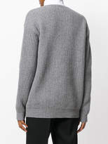 Thumbnail for your product : Rochas oversized ribbed sweater