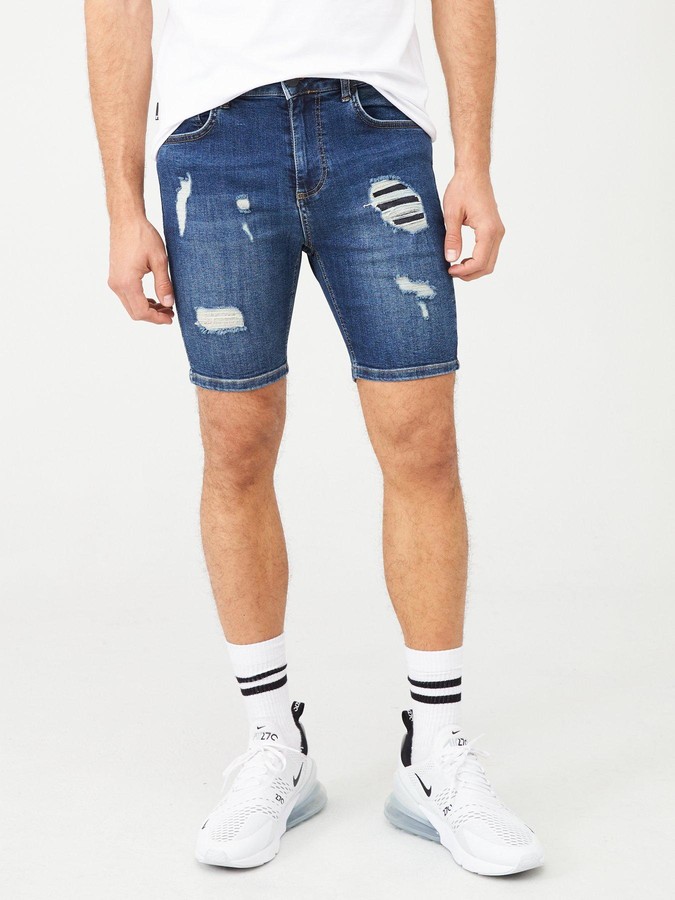 mens skinny shorts uk
