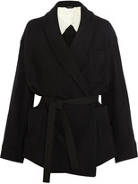 Thumbnail for your product : Etoile Isabel Marant Janelle wool-blend wrap coat