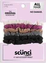 Thumbnail for your product : Scunci scünci No Damage Thin Knit Scrunchies - Assorted Colors - All Hair - 6pk