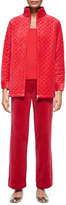 Thumbnail for your product : Joan Vass Quilted Jacket, Tank & Velour Pants