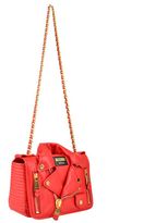 Thumbnail for your product : Moschino Leather Biker Jacket Bag