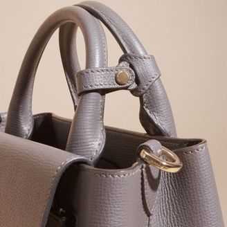 Burberry The Small Saddle Bag In Grainy Bonded Leather