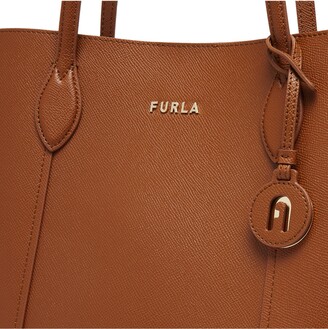 NEW! Furla Vittoria Tote Bag - Size Medium - Cognac - RFID since 1927 Italy
