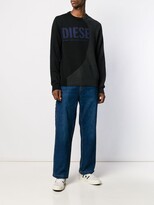 Thumbnail for your product : Diesel Logo Intarsia Jumper