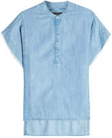 Thumbnail for your product : Steffen Schraut Denim Dress with High-Low Hemline
