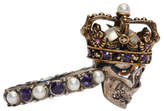 Thumbnail for your product : Alexander McQueen Silver King Skull Ring