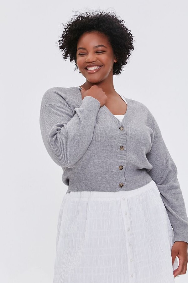 Plus size button down sweaters Clearance