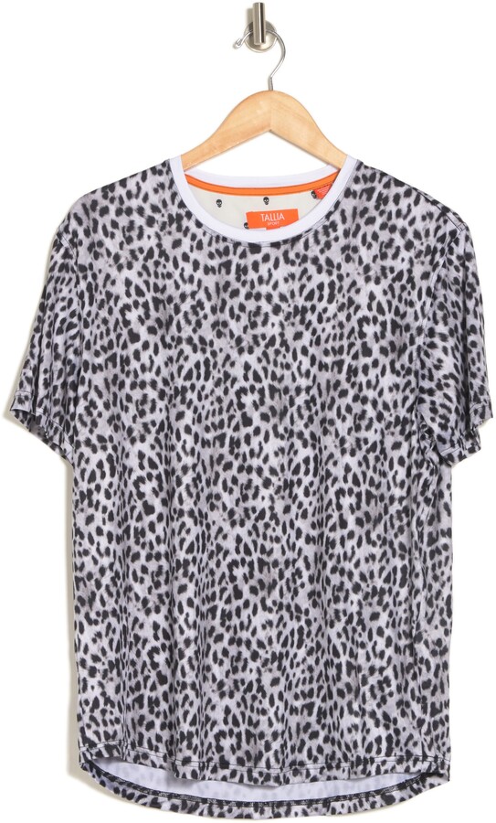 Tallia Palm Tree Leopard Shirt - ShopStyle