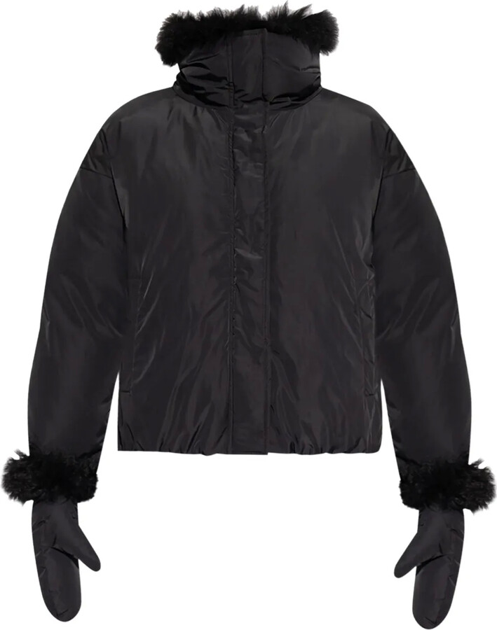 Yves Salomon High-Neck Puffer Jacket