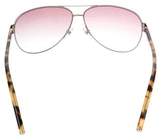 Thumbnail for your product : Marc Jacobs Aviator Mirror Sunglasses
