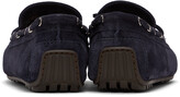Thumbnail for your product : Ralph Lauren Purple Label Navy Harold Tassel Driver Loafers