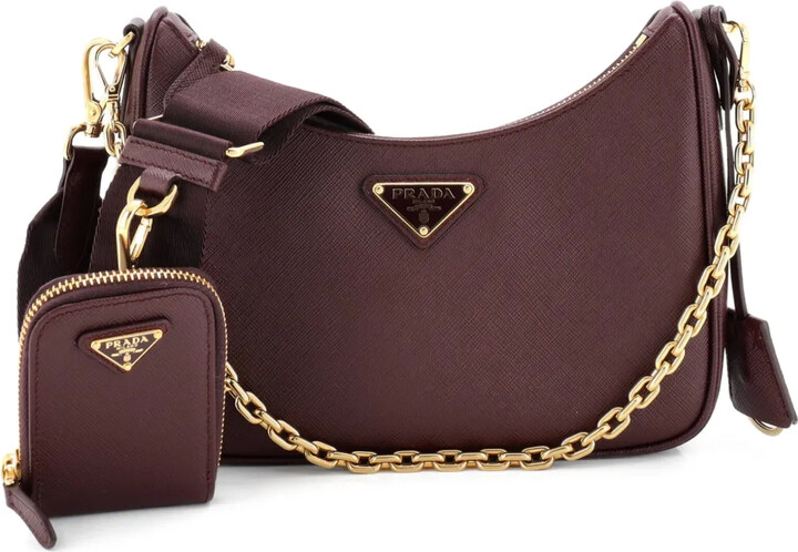 Prada Pre-Owned Re-Edition 2005 Shoulder Bag Saffiano Leather Small crossbody bag