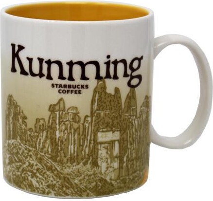 Starbucks Global Icon Series Kunming Ceramic Mug, 16 Oz