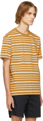Norse Projects Yellow & White Mariner Stripe Johannes T-Shirt