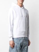 Thumbnail for your product : Lacoste x Polaroid logo-patches hoodie