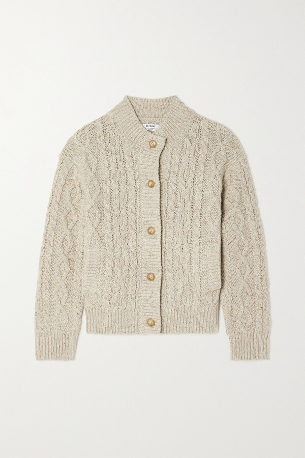 Ivory Cable Knit Sweater | Shop The Largest Collection | ShopStyle