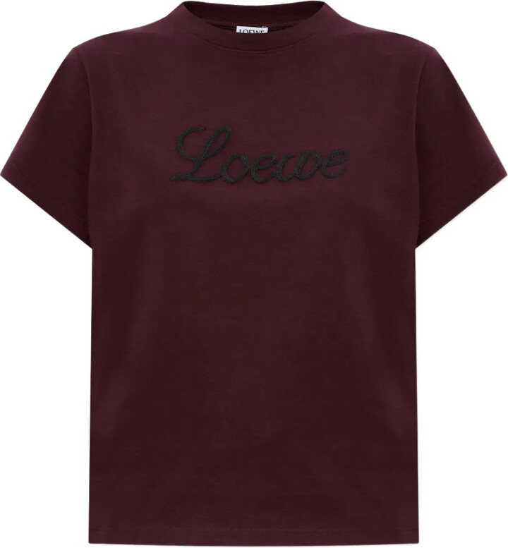 Loewe logo-embroidered T-shirt