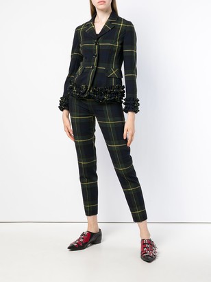 Boutique Moschino Checked Skinny Trousers