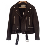 Thumbnail for your product : Acne 19657 Acne Mock Leather Jacket
