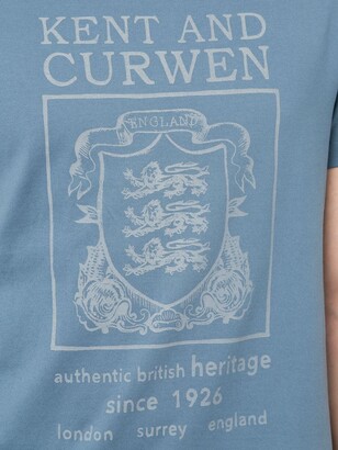 Kent & Curwen lion crest print T-shirt