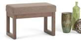 Thumbnail for your product : Simpli Home Milltown Small Ottoman Bench