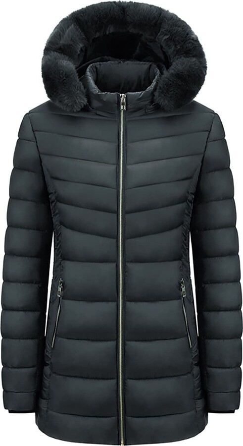 long slim puffer coat