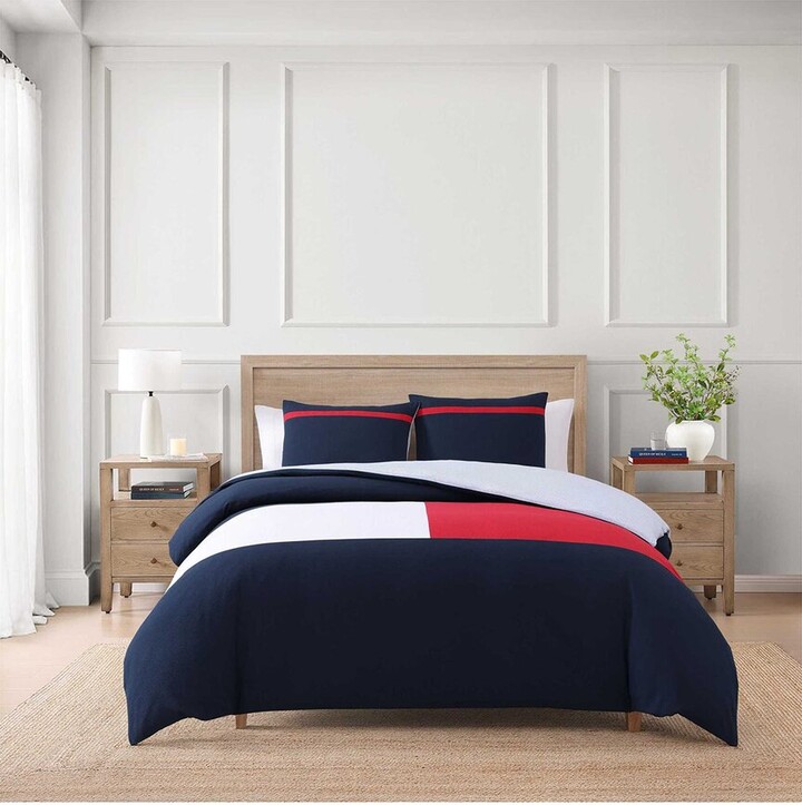 Tommy Hilfiger Th Iconic Anniversary Seersucker Comforter Set